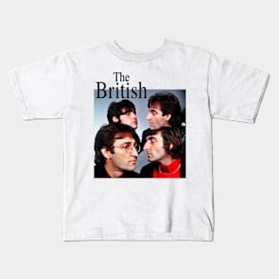 The British - 60's boy band parody corny and strange Kids T-Shirt